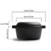 07bfd07c-187b-46b7-a228-25ffe8f38dd4.webp Cast Iron 2-in-1 Multifunctional Cooking and Baking Dish Set