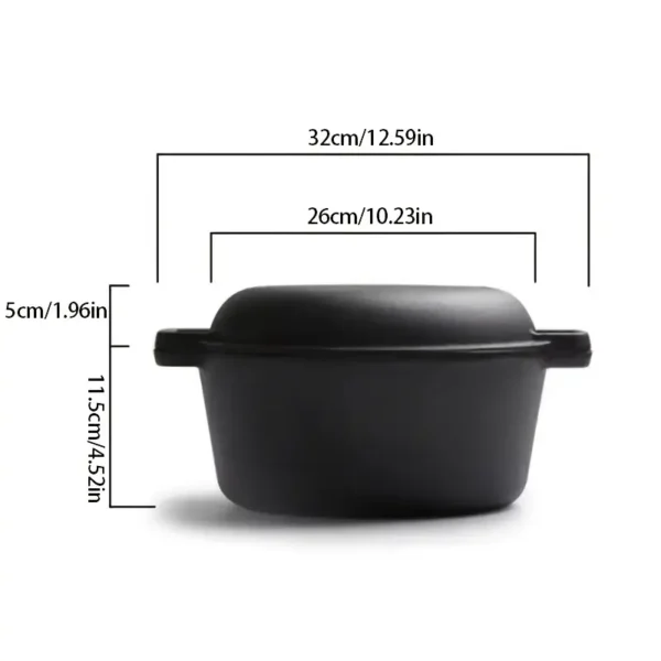 07bfd07c-187b-46b7-a228-25ffe8f38dd4.webp Cast Iron 2-in-1 Multifunctional Cooking and Baking Dish Set