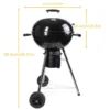 Portable Round BBQ Grill Kettle