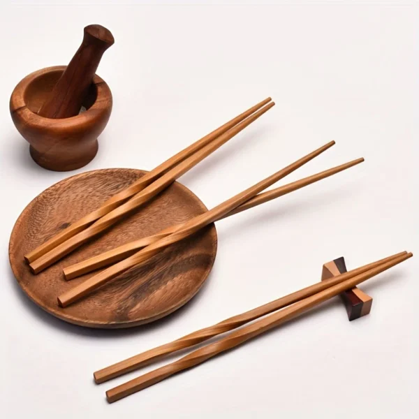 Natural Bamboo Chopsticks Set