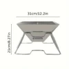 bd3a09be-e5ce-11ee-b8e7-0a580a682aa7 Portable Stainless Steel Folding Grill