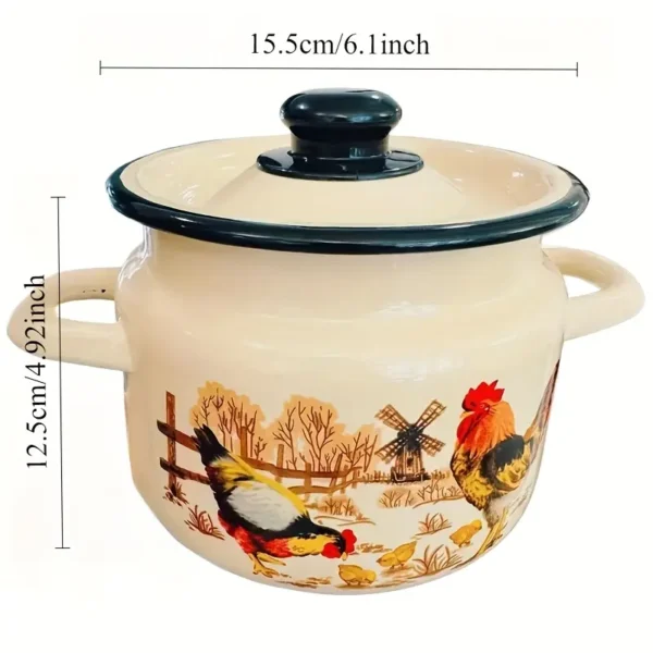 2L Enamel Stovetop Pot